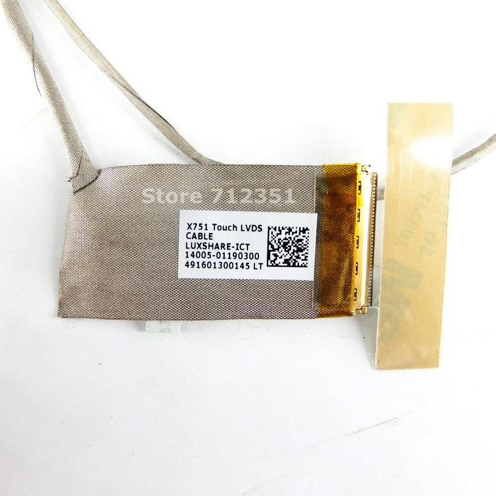 X751 сенсорный LVDS EDP кабель 14005 01190300 011906000 для ASUS X751L X751LD LJ LN X751MA экранный