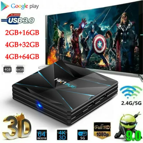 Android 1080 четырехъядерный HK1 MAX 4K HD TV Box 2/4 Гб + 16/32/64 Dual WiF 3D Smart P медиаплеер|ТВ-приставки