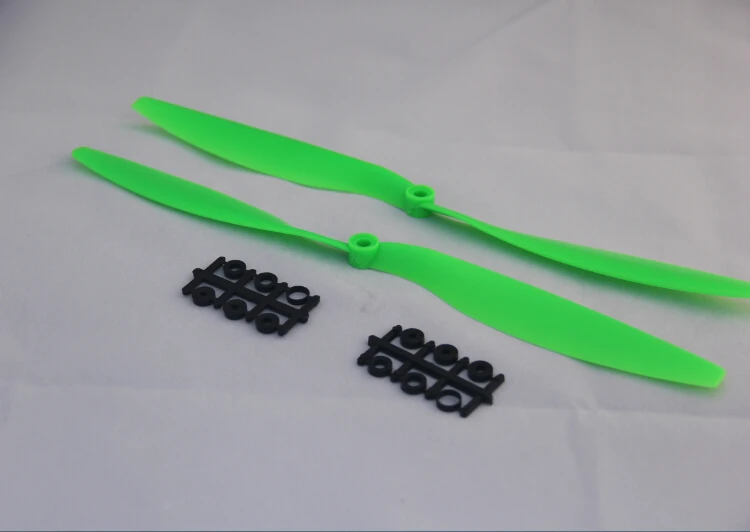 Hélice verde 1245 CW CCW EPP 2 par/lote para Multirotor FPV Props Gemfan plástico