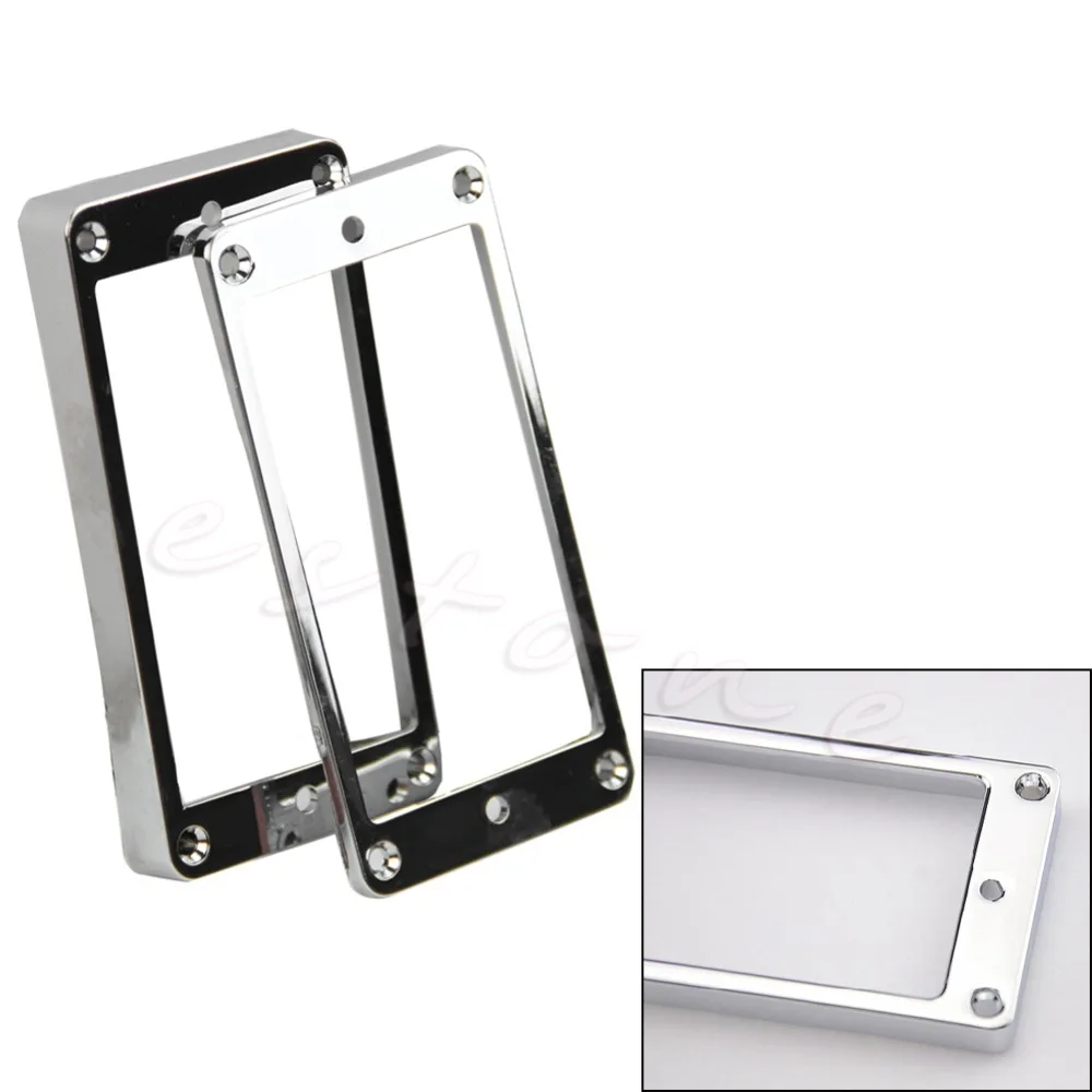 2 шт. хромированные кольца для электрогитары прочные|pickup mounting ring|neck pickupfor electric guitar