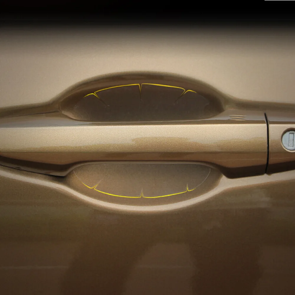 4 piece of car sticker door handle for Hyundai ix35 iX45 iX25 i20 i30 Sonata Verna Solaris Elantra Santa Fe Veracruz |