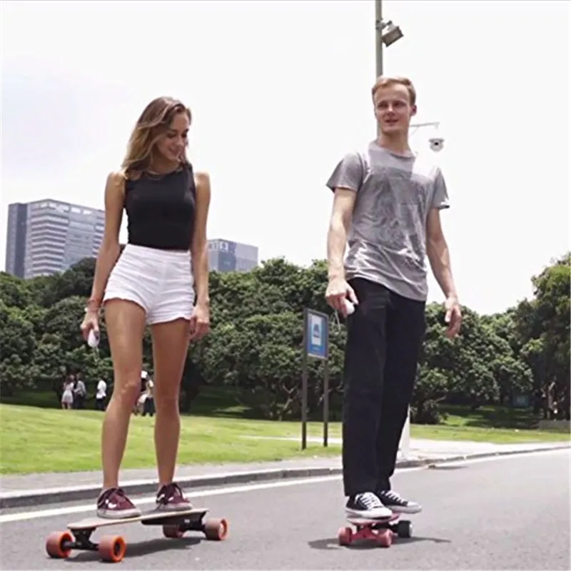 Лонгборд электрическая доска для скейта одномоторный ХОВЕРБОРДА 4 колеса