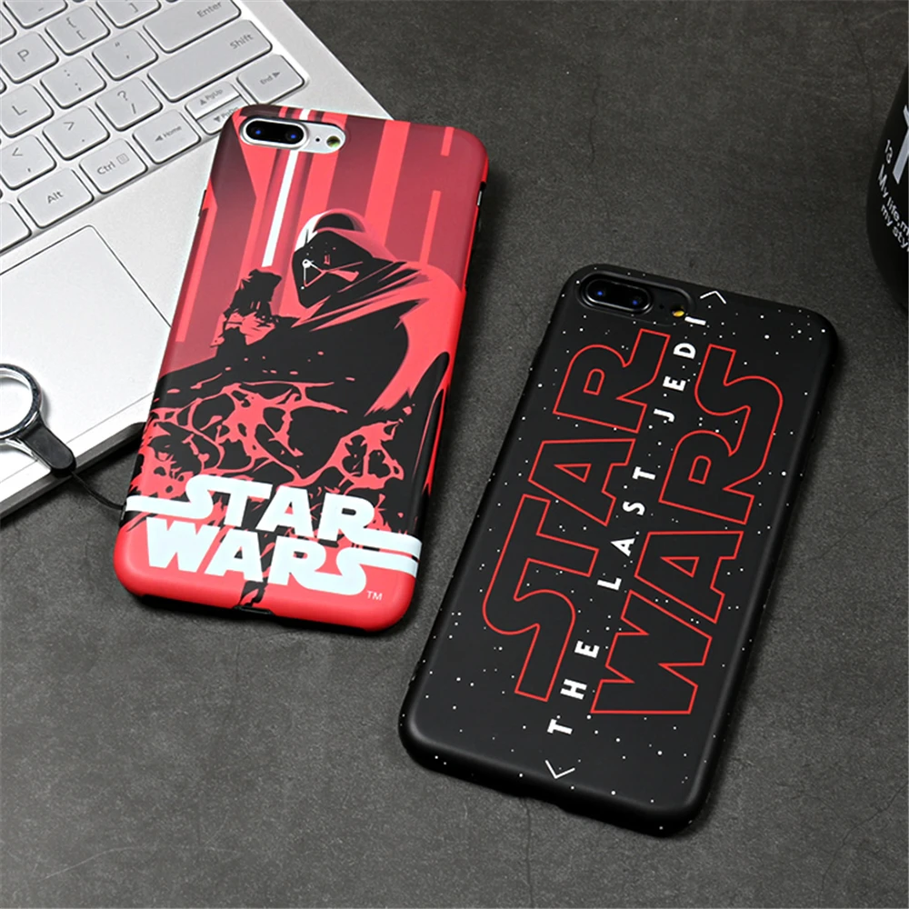 Cases For iphone 7 Popular Star War Dark Warrior Pattern Phone Case 6S 8 Plus X Matte Soft TPU Back Cover Fundas |