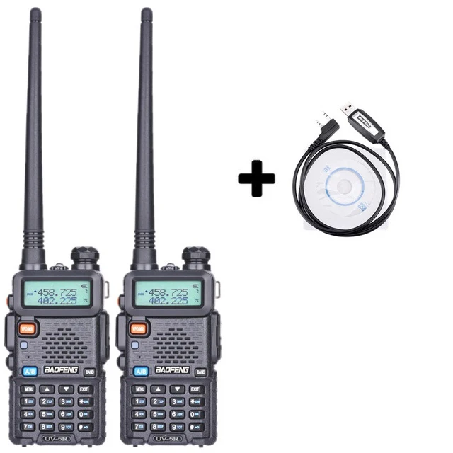 Add a program cable baofeng uv 5r uv-5r uv5r для cb комплект рация 2 шт 10 км телефон автомобильная портативная рации ham радиостанция трансивер baufeng двухдиновая магнитола радиостанции boafeng радио станция для двухдиапазонная uhf vhf - Цвет: Add a program cable