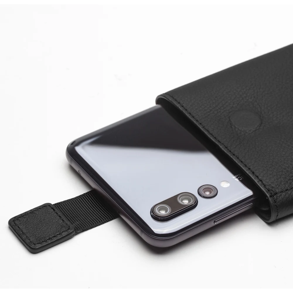 

QIALINO Business Style Genuine Leather Wallet Pouch Case for Huawei P20 Pro 6.1 inch Holster Card Slots Phone Cover for P20 Pro