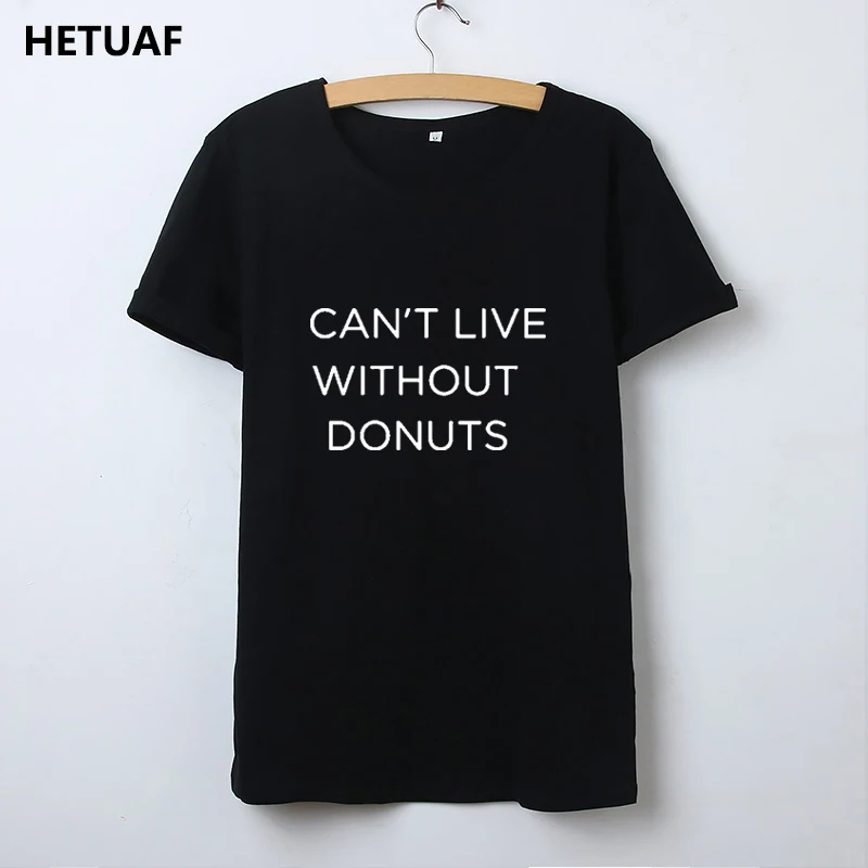 HETUAF 2018 Ван Пис смешные футболки для женщин не могу обходиться без футболка с