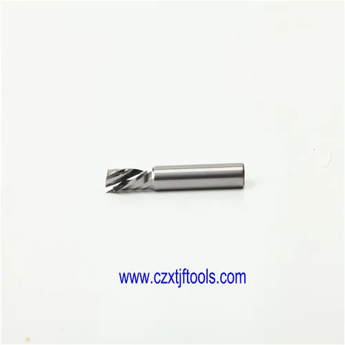 D4 * 12 50 1F твердосплавные концевые фрезы 45HRC 1 флейты алюминий 45 градусов без