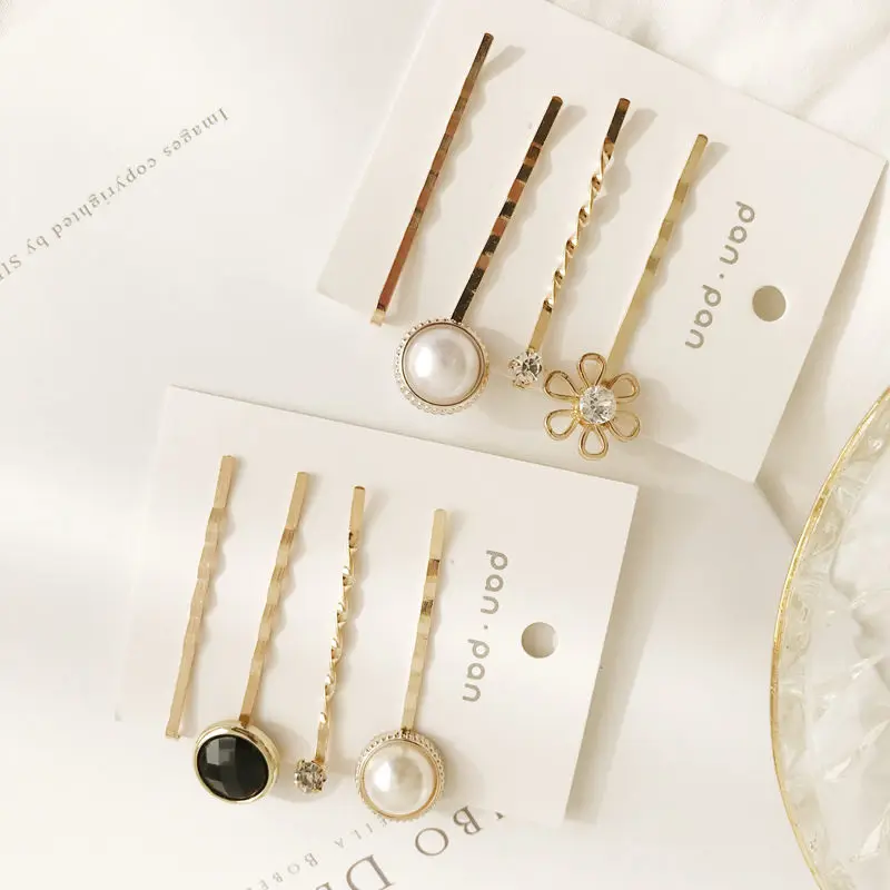 3 шт./компл. жемчужные заколки для волос женские аксессуары девочек 2019 | Украшения