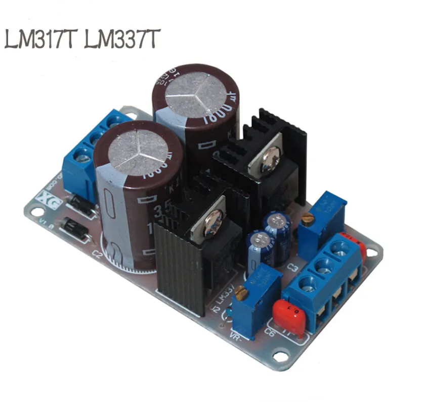 

1pcs LM317T LM337T positive negative dual power adjustable power supply board linear power supply module new