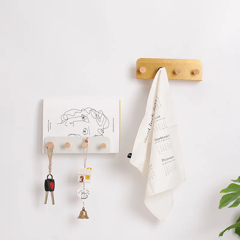 Настенные крючки железная стена ключ журнал держатель коробка для хранения