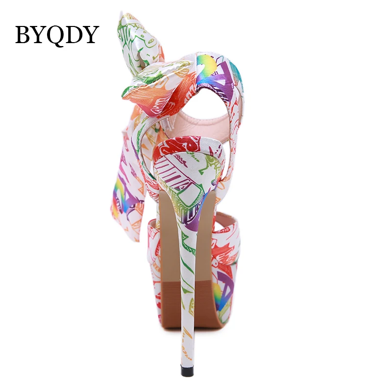 BYQDY/Модные женские Босоножки на каблуке туфли-лодочки с ремешком щиколотке