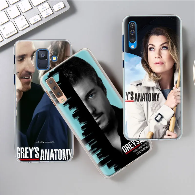 Серый Анатомия чехол для samsung Galaxy A30 A40 A50 A70 A6 A8 плюс A7 A9 M30 Футляр для телефона