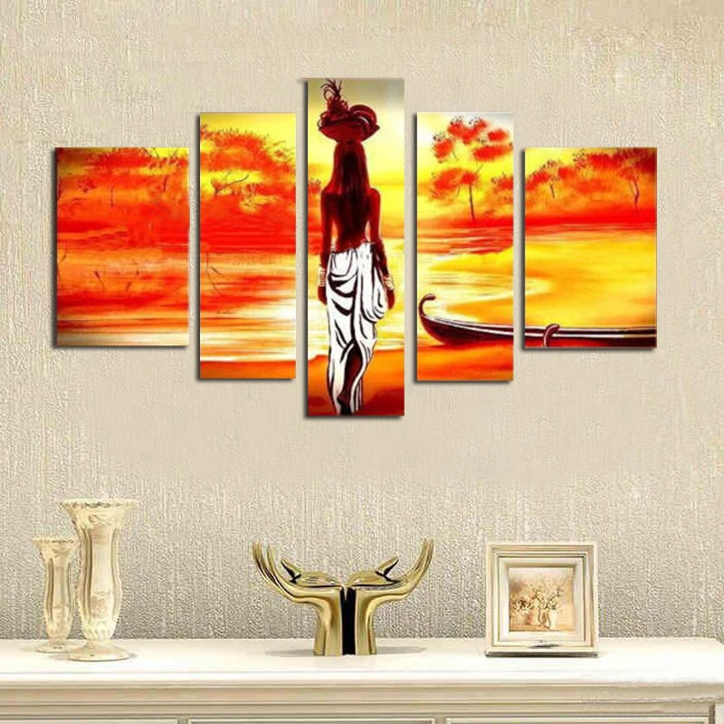 Современная абстрактная картина маслом Настенная Декорация холст красивая