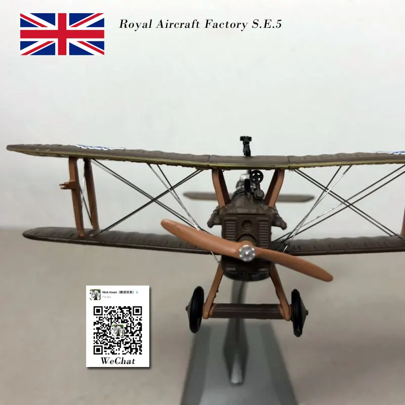 WLTK 1/72 масштаб военная модель игрушки WW I SE 5a истребитель литой металлический самолет модель игрушки для сбора, подарок, дети