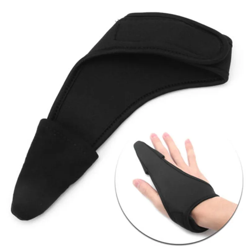 2018 одиночные рыбий палец литья перчатки эластичная защитная лента для рыбалки