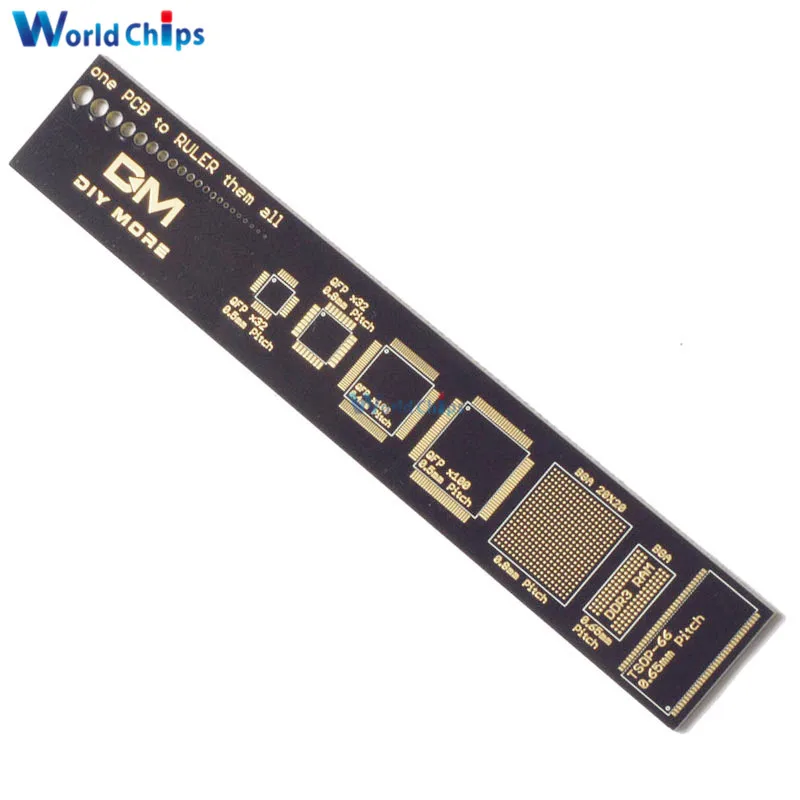 Многофункциональная линейка PCB 15 см 20 25 измерительный инструмент резистор