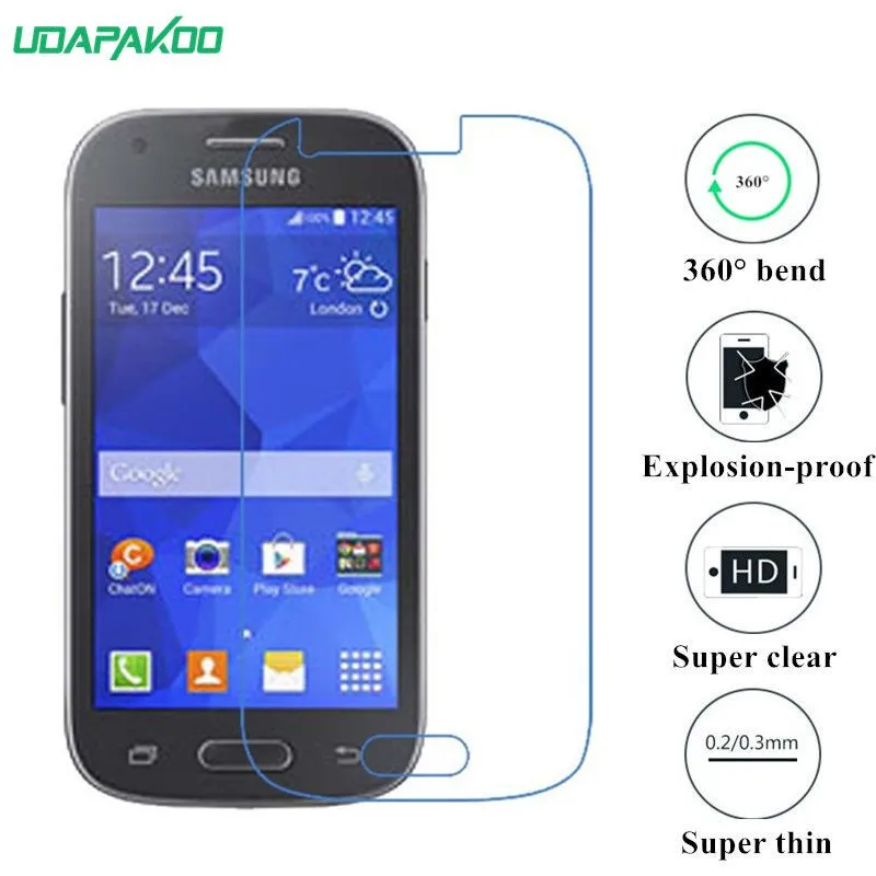 Udapakoo прозрачная закаленная (мягкое стекло) пленка для Samsung Ace Style Sm G310HN G310 310 нано