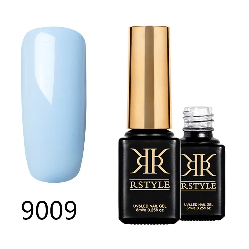 SC9009 Лак для ногтей rstyle 8 мл 9001-9062 чистый цвет УФ-гель для ногтей Soak Off Nail Art Полупостоянный гель лак набор для наращивания ногтей праймер - Цвет: SC9009