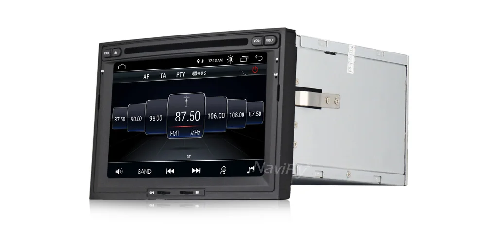 NaviFly 2 Din Автомобильный gps навигатор Andriod 8,1 для peugeot 3005 3008 5008 партнер Berlingo Авторадио dvd мультимедийный плеер Canbus