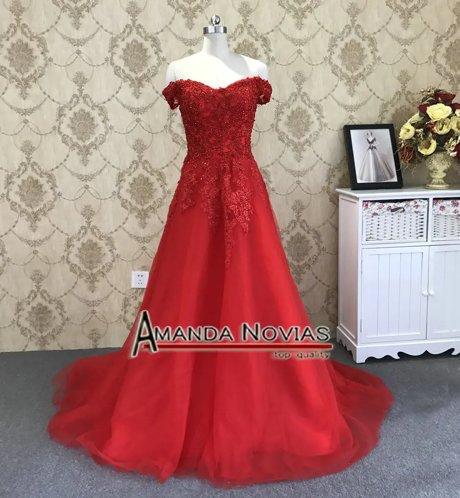 vestido de festa Потрясающие красный 2 в 1 Аманда новиас свадебное платье Настоящее