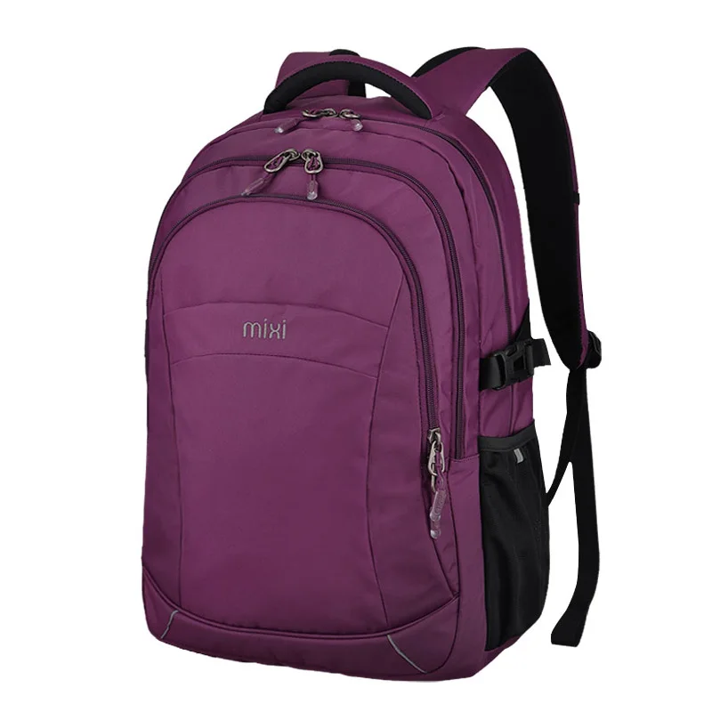Noble Purple Mixi, унисекс, школьная сумка, рюкзак для путешествий, для мальчиков и девочек, Студенческая сумка для книг, рюкзак для ноутбука, водонепроницаемый, большая емкость, 18 дюймов, M5160 - Цвет: Noble Purple