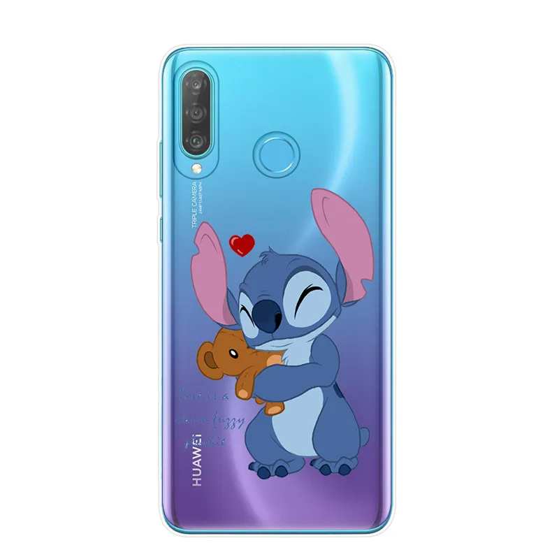 T5969 Чехол для телефона с рисунком стежка, чехол для huawei P8 P9 Lite P10 P20 P30 Lite Pro, Прозрачная силиконовая задняя крышка, мультяшный Мягкий ТПУ чехол s Capa - Цвет: T5969
