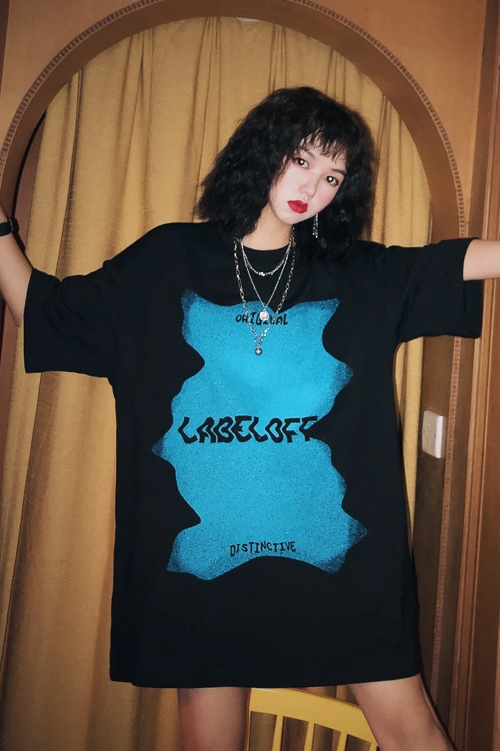 Жасмин ся сяочжун ТВ тема ретро в гонконгском стиле с полурукавами футболка для