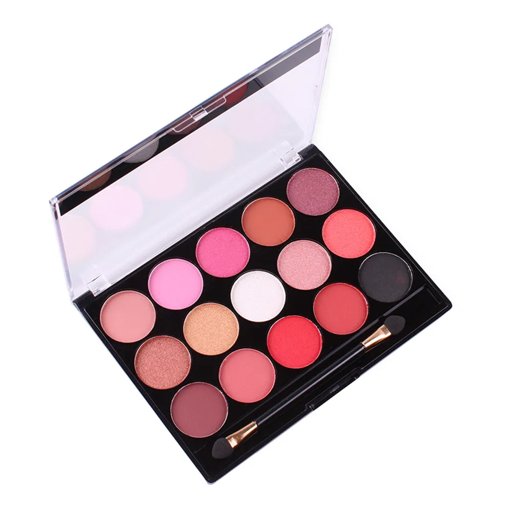 MISS ROSE 15 видов цветов матовое стекло с перламутровым эффектом тени для век макияж