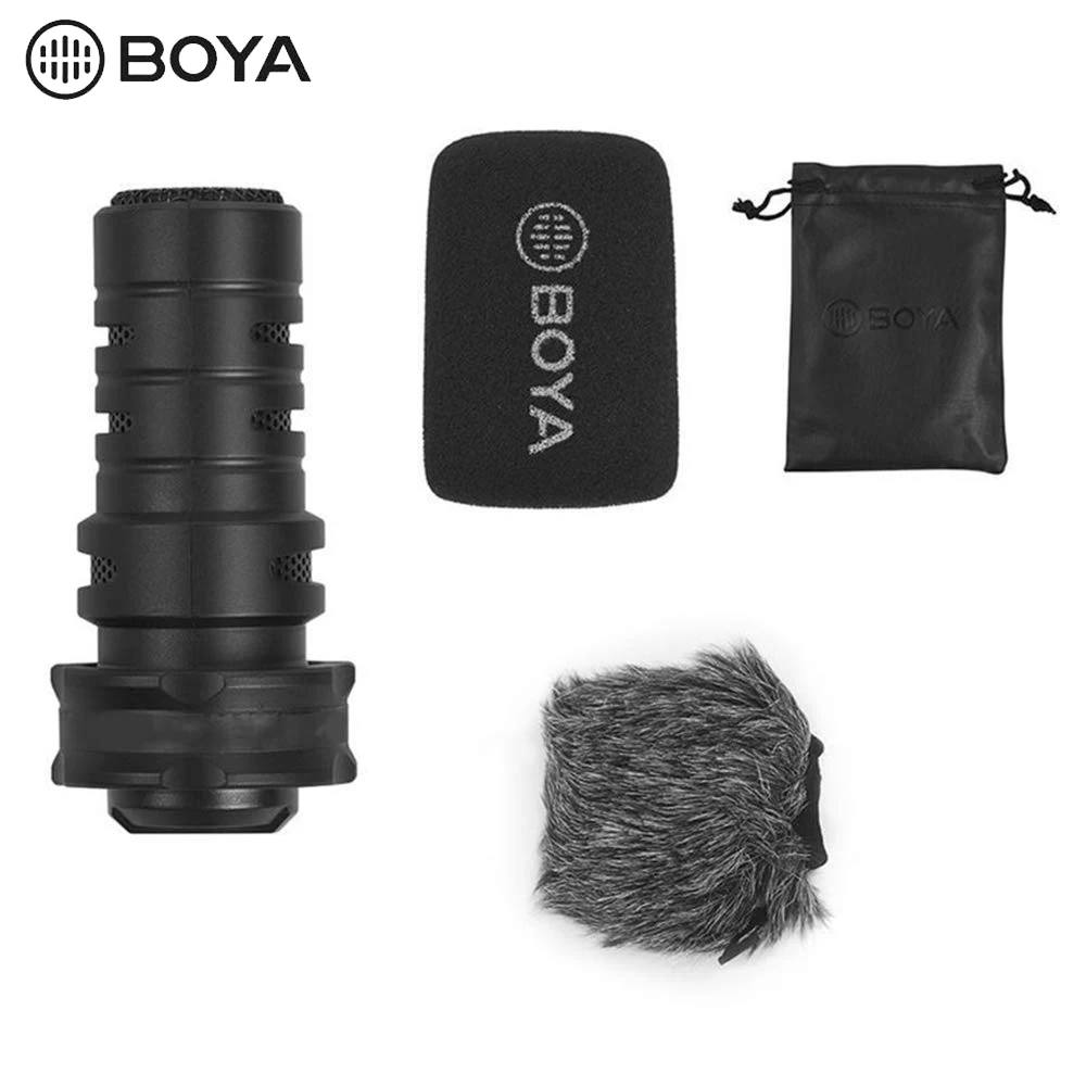BOYA By-A7H микрофон 3,5 мм разъем Микрофон для телефона Цифровой Стерео конденсаторный Мобильный Телефон Запись микрофон порт Запись интервью F