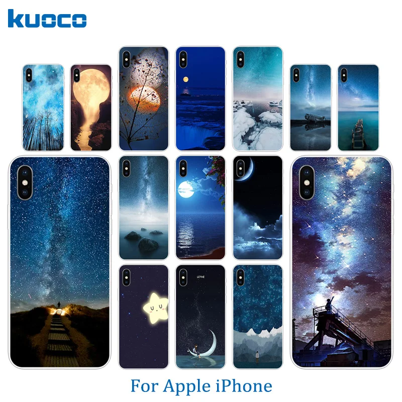 Для iPhone X 10 прозрачный мягкий силиконовый чехол для телефона Apple 6 6s 7 8 Plus Матовый