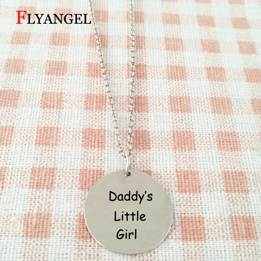 Модное ожерелье с буквенным принтом ювелирное изделие подвеска для маленькой