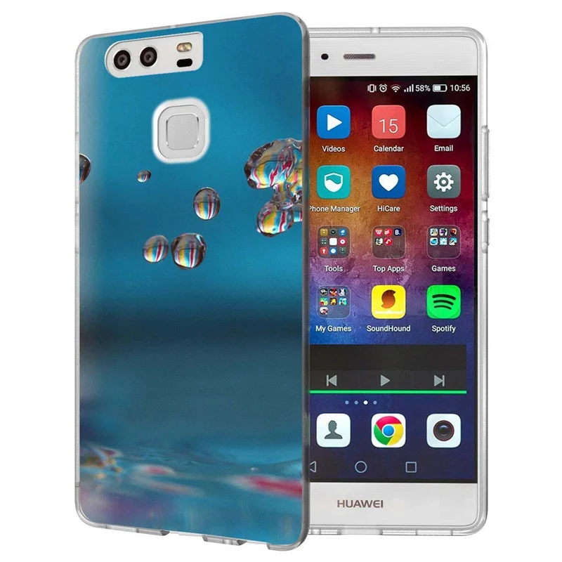 For Huawei P9lite/P8 Lite 2016 2017 Y5 II 2 Y5ii / Y6 Compact Honor 5A LYO-L21 Soft TPU Silicone Pattern Clear Case B015 |