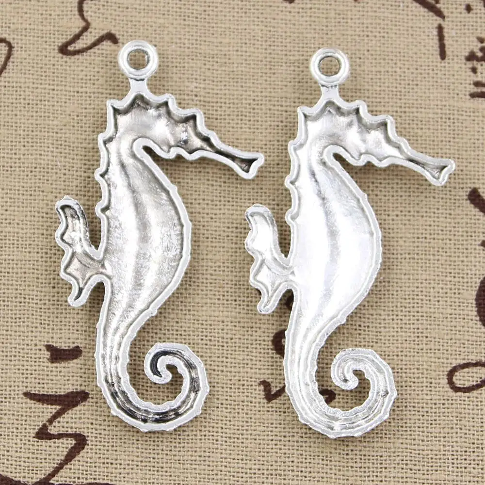 5 шт. подвески в виде морского конька 59x31 мм|charms jewelry making|hippocampus charmmaking pendant |