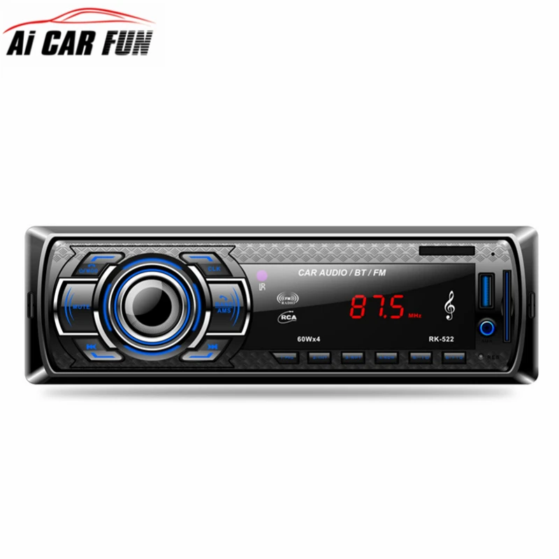 RK522 Bluetooth Автомобильный MP3 плеер автомобильное радио вставная карта