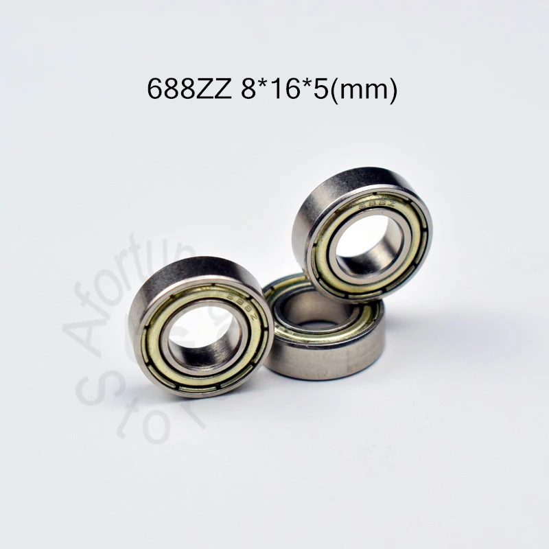 688 688ZZ 8*16*5 (мм) подшипник 10 штук Бесплатная доставка ABEC 5 подшипники металлическим