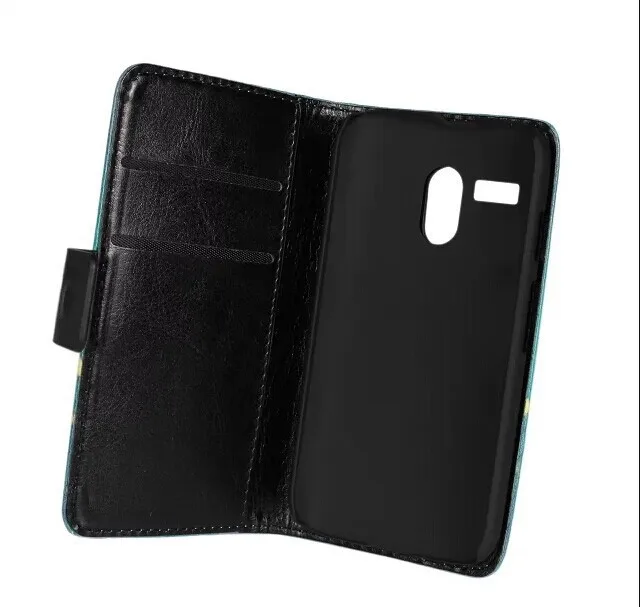 Бумажник симпатичные совы и жираф мультфильм новый бренд мода кожа флип стенд