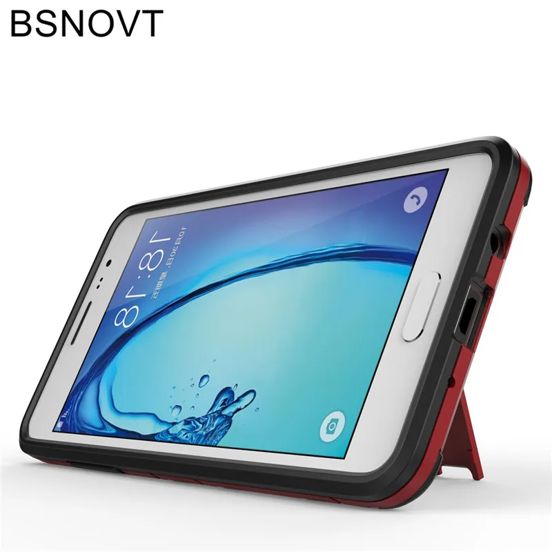 For Samsung Galaxy On5 Case Silicone + Plastic Kickstand Anti-knock Phone Cover |
