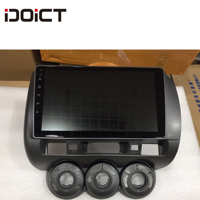 IDOICT Android 8,1 2.5D автомобильный dvd-плеер gps навигация Мультимедиа для Honda Fit Jazz правый руль RHD Радио 2004-2007