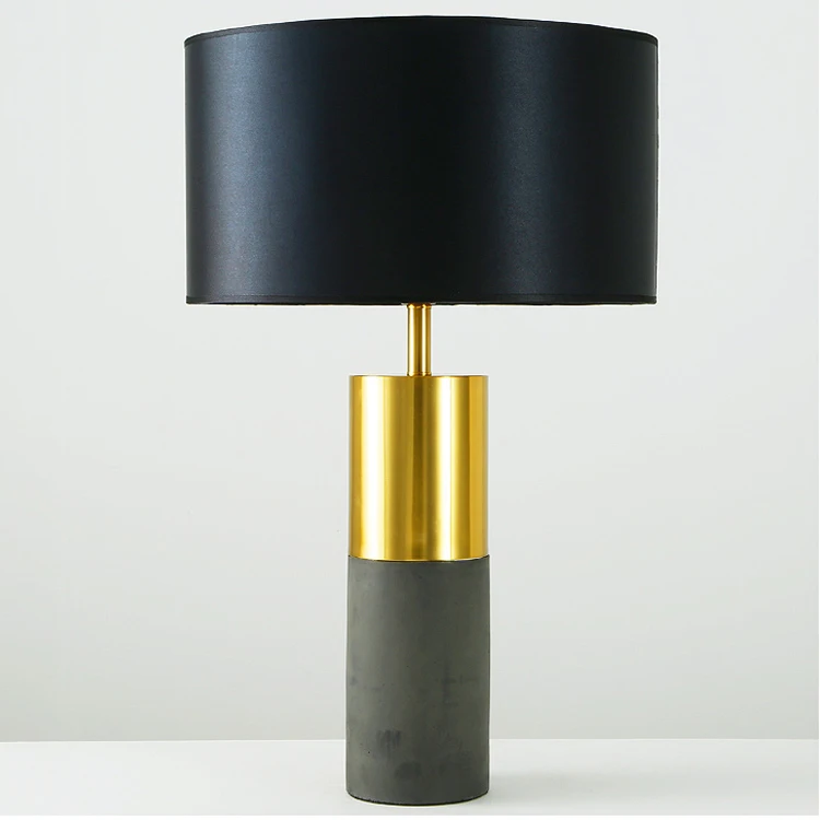 

led e27 Nordic Iron Fabric Cement LED Lamp.LED Light. Table Lamp.Desk Lamp.LED Desk Lamp For Bedroom Foyer