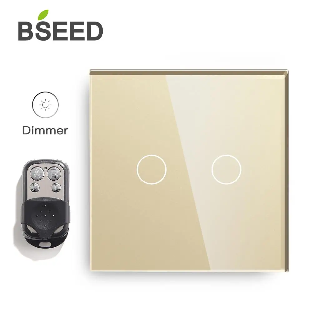 Беспроводной сенсорный диммер Bseed EU двухканальный дистанционный светодиодный с