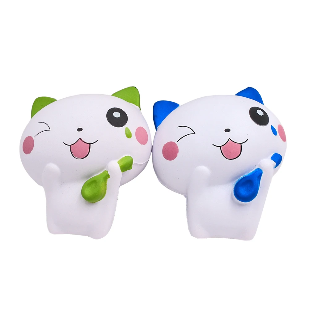 Kawaii милый кот Мороженое Мягкий ароматизированный мягкий Единорог молоко jumbo медленно поднимающийся мягкий подарок игрушки