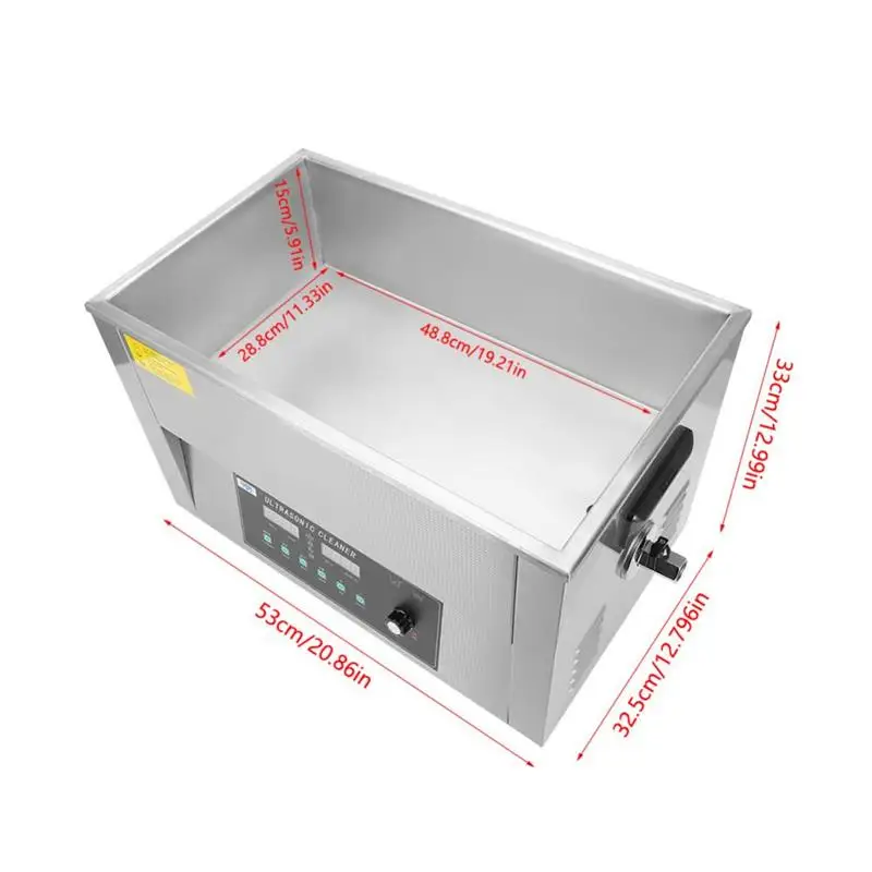 22L (JPS-822A) Ультразвуковая Очистительная Машина из нержавеющей стали с подогревом, для использования в промышленности 3L 6L 10L 14L 15L 19L 22L 30L и т. д. на выбор - Цвет: 22L (JPS-822A)