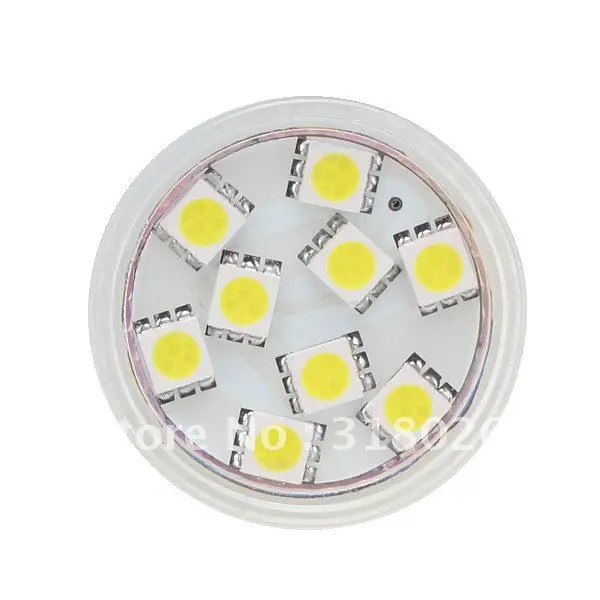 9LED 5050 5060 smd mr11 светодиодные лампы 2 Вт 12 В 24 белый для ландшафтного освещения пятна