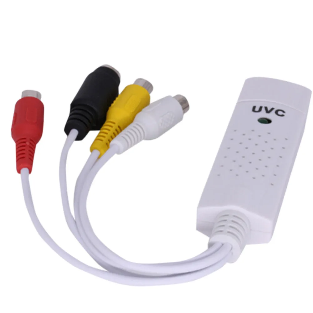 Адаптер для видеозахвата с USB 1 канальная 3 карта захвата аудио и видеосъемки 2 0 VHS