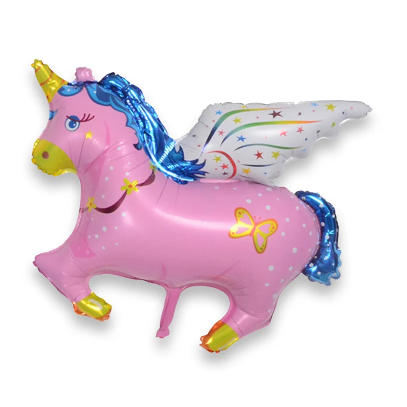 1P Единорог воздушный шар Pegasus лошадь Фольга Воздушный для ребенка день рождения