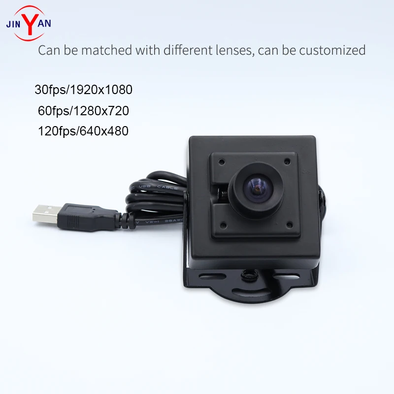 JinYan 2 Мегапикселя HD HS 120fps искажение объектива мониторинг банка UVC USB2.0