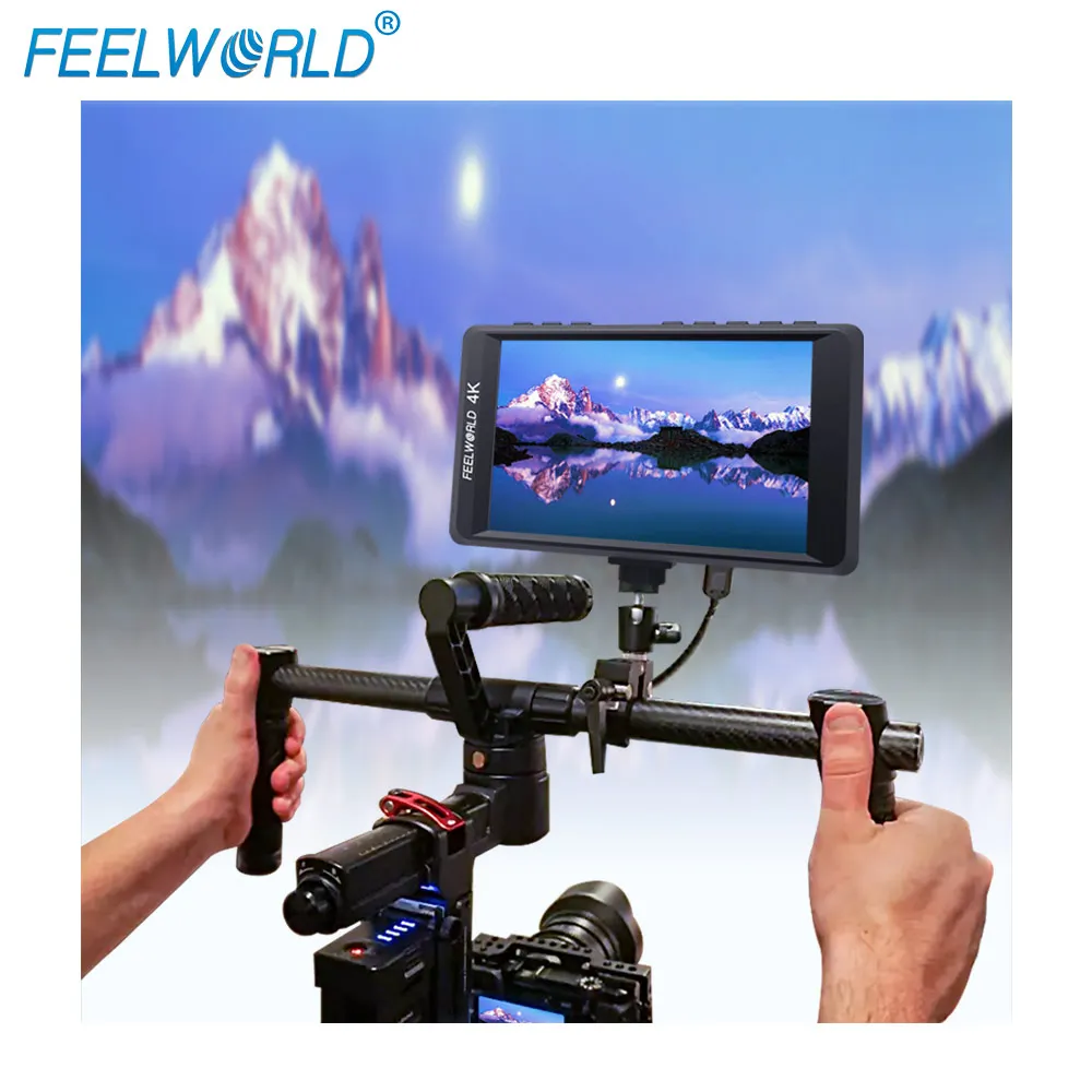 Feelworld F450 4 5 &quotIPS 1280x800 HD 4K камера полевой монитор с HDMI входом/выходом UHD проверка