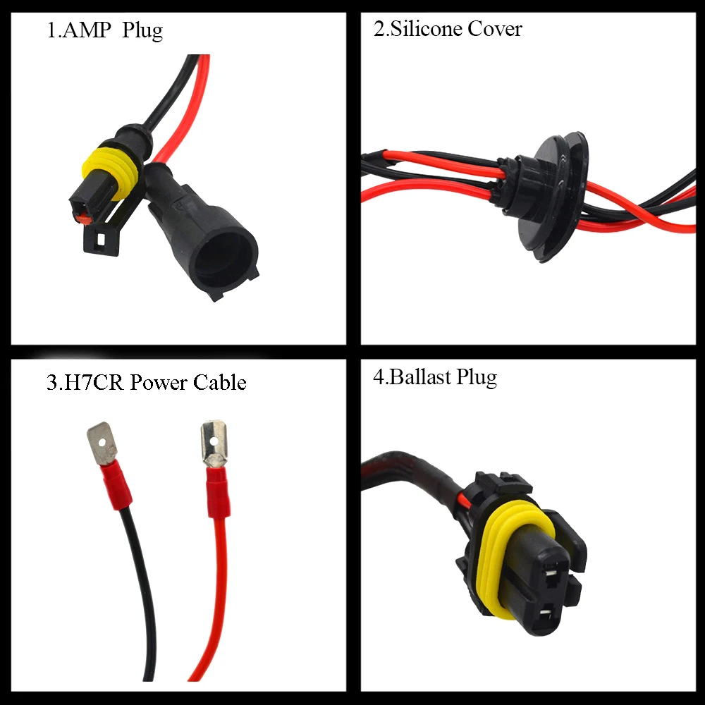 SKYJOYCE ксеноновая H7CR hid лампа 35 Вт металлическое основание покрытие слой H7C H7R 4300K 3000K