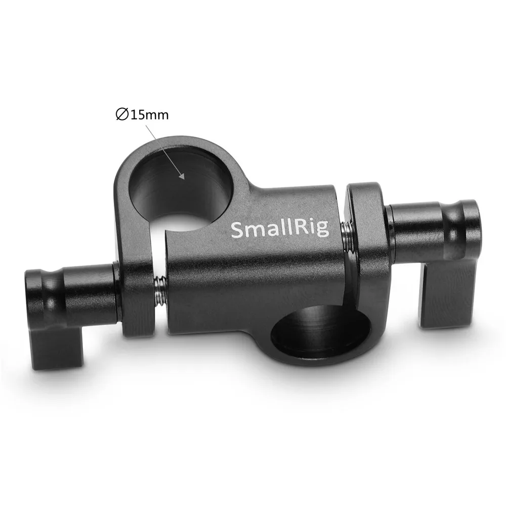 SmallRig 90 градусов 15 мм стержень зажим для видеокамеры Видео DIY камера 15 мм рельсовое крепление плечо опорный держатель аксессуары-2069