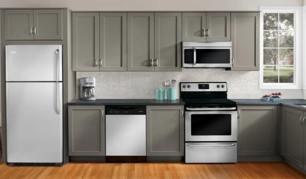 Серый глянцевый кухонный шкаф с плоским дизайном|kitchen cabinet sets|design kitchen cabinetkitchen |